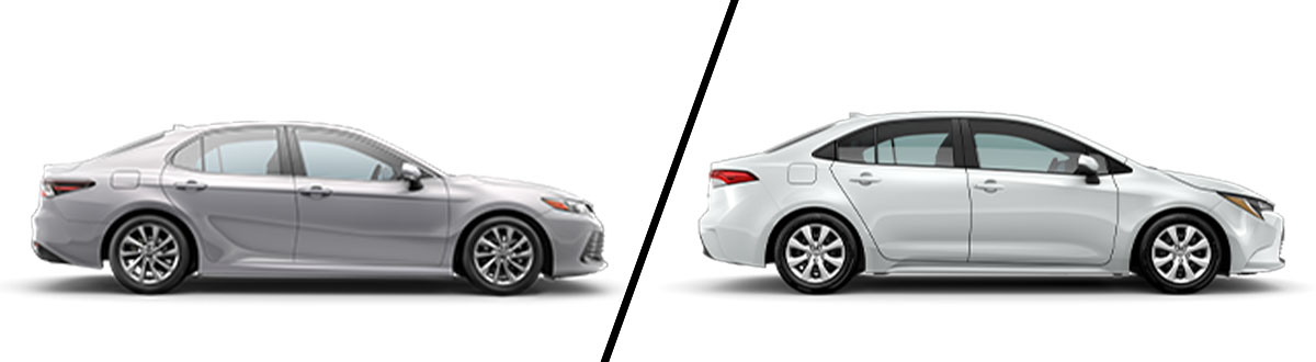 2023 Toyota Camry vs 2023 Toyota Corolla