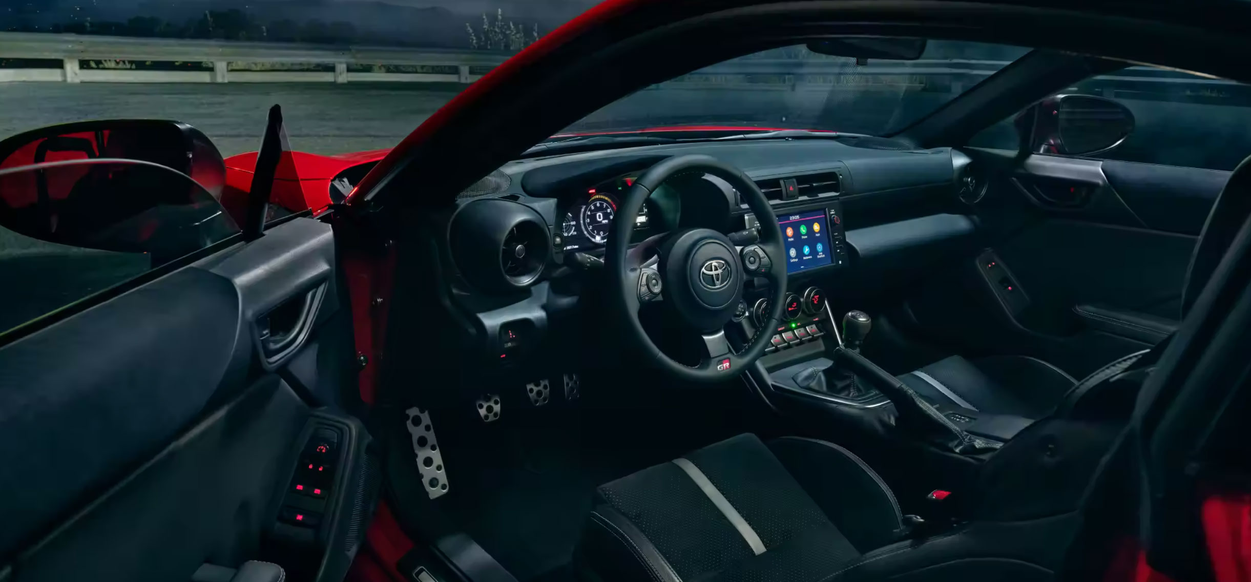 Interior del Toyota GR86 2023