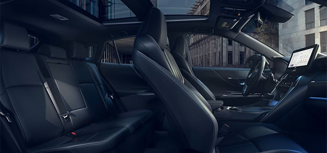 Interior de la Toyota Venza 2024